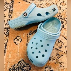 Baby Blue CROCS Size 7